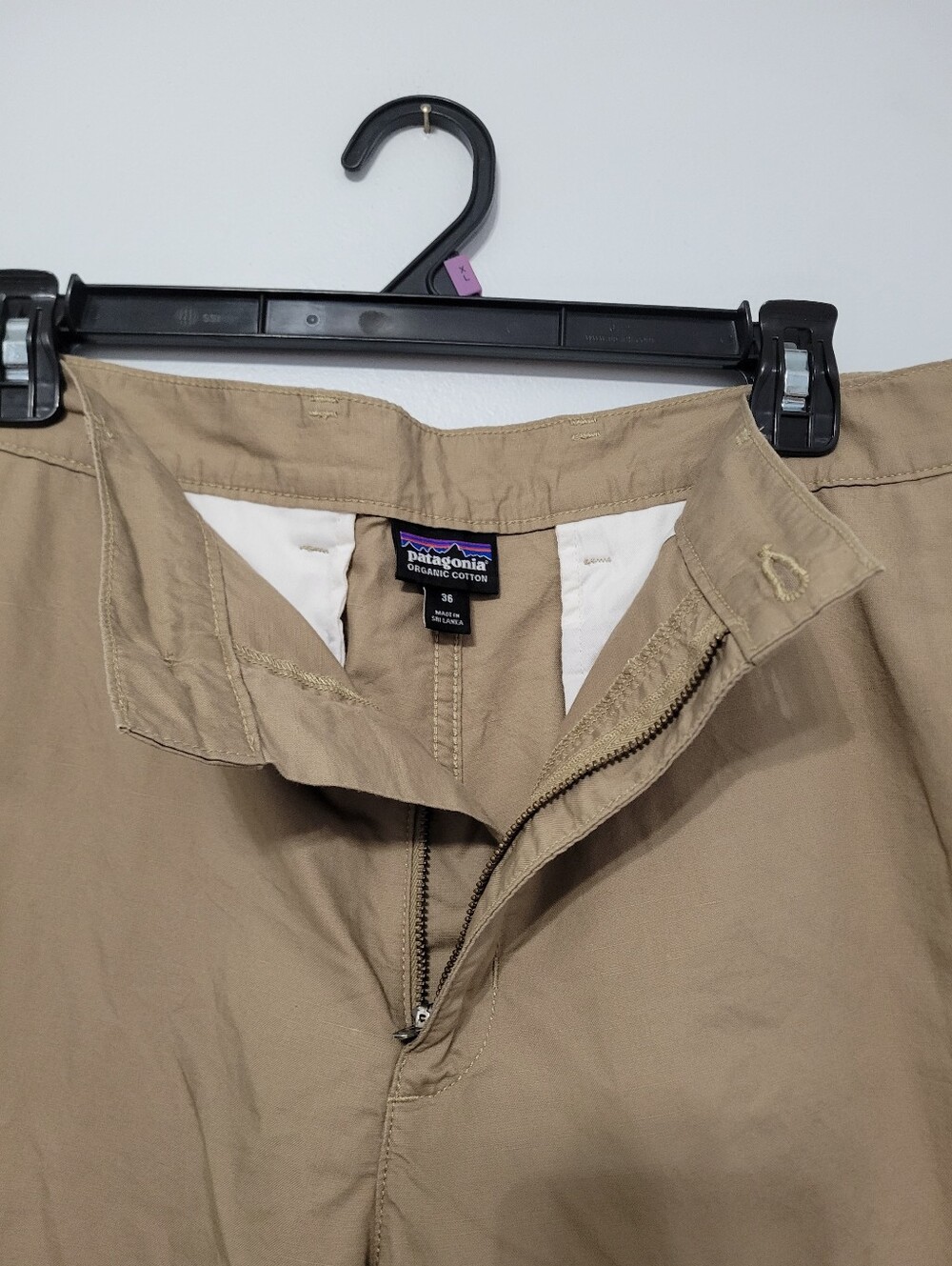 Patagonia Men's Lightweight All-Wear Cotton Hemp Shorts 8" Size 36 Mojave Khaki - Picture 6 of 14